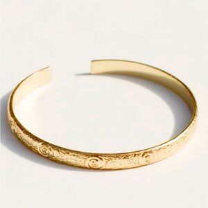 Our Spare Change floral cuff bracelet. New never worn.